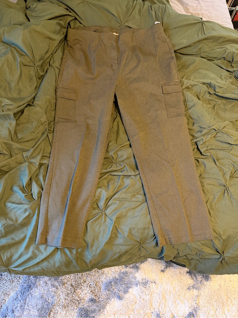 Maurices Olive Green Cargo Trousers for Women